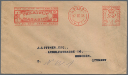 Thematik: Philatelie / Philately: 1935, LONDON Machine Cancellation With Advertising "PHILATELIC MAG - Other & Unclassified