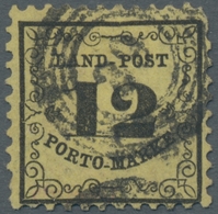Baden - Landpostmarken: 1862, 12 Kreuzer Landpost, Mit Fünfringstempel "39" Von Eppingen. Ein Vorzüg - Other & Unclassified