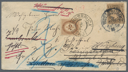 Bayern - Marken Und Briefe: 1895, 3 Pfg. Auf Nachsendebrief Ab Würzburg über Königshofen, Gersfeld, - Other & Unclassified