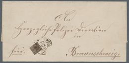 Braunschweig - Marken Und Briefe: 1867, 1/4 Gr. Farbfrisches Stückauf Ortsbrief In Braunschweig - Braunschweig