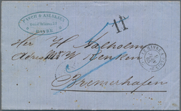 Bremen - Thurn & Taxis Sches Oberpostamt: 1865, Incoming Mail: Unfrankierter Brief Aus HAVRE Nach BR - Bremen