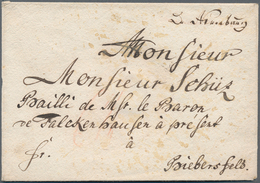 Oldenburg - Vorphilatelie: 1800 Ca., "De Neuenburg" Handschriftlich Auf Gesiegeltem Umschlag Nach Bi - Precursores