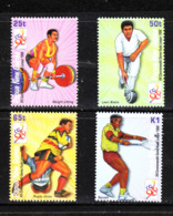 Papua New Guinea  - 1998. Weight Lifting, Lawn Bowls. Rugby, Squash, Complete MNH Series - Petanque