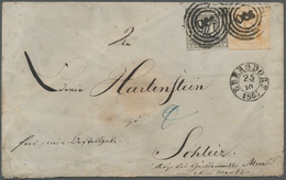 Thurn & Taxis - Marken Und Briefe: 1862, 1/4 Silbergroschen Schwarz Dreiseitig Vollrandig Geschnitte - Other & Unclassified