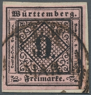Württemberg - Marken Und Briefe: 1851, 9 Kreuzer In Allen 3 Farben. Enthalten Ist Je Ein Wert In Der - Autres & Non Classés