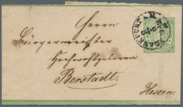 Norddeutscher Bund - Ganzsachen: 1869: Streifband 1 Kr., Sauber Gebrauchtes Bedarfsstück - Other & Unclassified