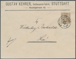 Deutsches Reich - Germania: 1902, Germania 3 Pfennig Mit Plattenfehler "DFUTSCHES REICH" Als Seltene - Autres & Non Classés