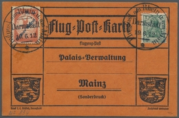 Deutsches Reich - Germania: 1912, "Gelber Hund" Mit Normalzähnung Auf Offizieller Karte Mit Zusatzfr - Autres & Non Classés