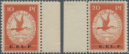 Deutsches Reich - Germania: 1912, 10 Pfg. E.EL.P. Mit Rechtem Bogenrand Und 20. Pfg. E.EL.P. Mit Lin - Otros & Sin Clasificación