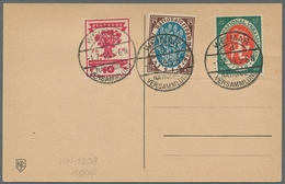 Deutsches Reich - Inflation: 1919 Nationalversammlung Fünf Mal Auf FDC, Dabei 2 Farbige Bildkarten. - Unused Stamps