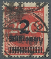 Deutsches Reich - Inflation: 1923, Aufdruckwert 2 Millionen Auf 200 Mark Zinnober Im Plattendruck En - Unused Stamps