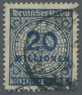 Deutsches Reich - Inflation: 1923, Korbdeckelmuster 20 Millionen Schwarzgrauultramarin Im Walzendruc - Unused Stamps