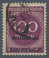 Deutsches Reich - Inflation: 1923; 1 Mrd Auf 100 M Violettpurpur Sauber Gestempelt; Die Seltene Mark - Unused Stamps