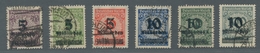 Deutsches Reich - Inflation: 1923, Korbdeckel Mit Aufdruck Gezähnt, Kompletter Satz In Sauberer Beda - Unused Stamps