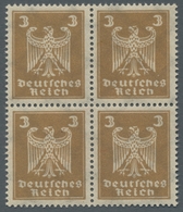 Deutsches Reich - Weimar: 1924; Freimarke Reichsadler 3 Pf. Braun Mit Liegendem Wasserzeichen Im Tad - Other & Unclassified