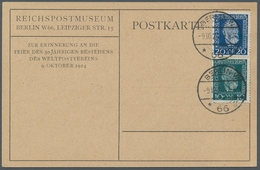 Deutsches Reich - Weimar: 1924 Weltpostverein Beide Werte Stephan, Als FDC Blanko Gest.vom 9.10.24 A - Otros & Sin Clasificación