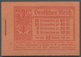 Deutsches Reich - Markenheftchen: 1921, Germania Und Ziffer, Markenheftchen 15 A, Tadellos Postfrisc - Booklets