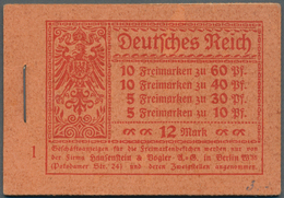 Deutsches Reich - Markenheftchen: 1921, Markenheftchen Germania/Ziffern Kpl. Gestempelt, Selten!. Ge - Carnets