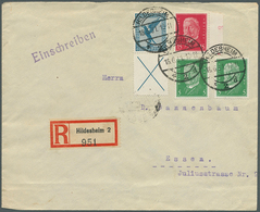 Deutsches Reich - Zusammendrucke: 1930, Flugpost 20 + X, Senkr. Zusammendruck Mit 2 X 5 Und 15 Pf. R - Zusammendrucke