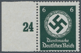 Deutsches Reich - Dienstmarken: 1934, 6 Pfg. Waagerechte Gummiriffelung, Gepr. Schlegel BPP - Officials