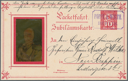 Deutsches Reich - Privatpost (Stadtpost): 1898, BERLIN, Packetfahrt, Karte Zum 10-Jährigen Regierung - Correos Privados & Locales