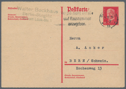 Deutsches Reich - Ganzsachen: 1928, Hindenburgkarte 15 Pfg. Gezähnt Von 1928 Bedarfsgebraucht In Die - Altri & Non Classificati