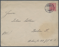 Deutsches Reich - Privatganzsachen: 1902 (ca.), "10 Pfg. Germania"-Privatganzsachenumschlag (Courier - Sonstige & Ohne Zuordnung