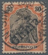 Deutsche Post In China: 1900, 30 Pfennig Handstempel, Kabinettstück Mit Sauberer Entwertung TIENTSIN - China (offices)