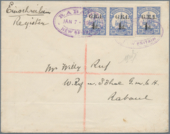 Deutsch-Neuguinea - Britische Besetzung: 1915 (1 JAN.) ADDITIONAL "1d" SURCHARGE ON PREVIOUS ISSUE. - German New Guinea