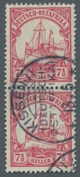 Deutsch-Ostafrika - Stempel: 1914 (ca.) "KISSENJI 13.5." Hervorragend Klarer Abschlag Auf Senkrechte - German East Africa