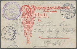 Deutsch-Südwestafrika - Stempel: 1905, Echtgelaufene Unfrankierte (da Portofrei) Ansichtskarte Aus D - Sud-Ouest Africain Allemand