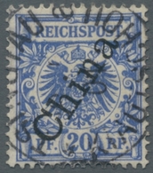 Deutsche Kolonien - Kiautschou-Vorläufer: 1898, 20 Pfg. Adler Mit Steilem Aufdruck "China", Prachtst - Kiautschou