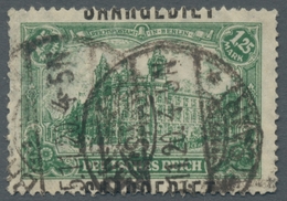 Deutsche Abstimmungsgebiete: Saargebiet: 1920, "1,25 Mk. Germania/Saargebiet", Gestempelter Wert Mit - Covers & Documents