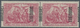 Deutsche Abstimmungsgebiete: Saargebiet: 1920, "2,50 Mk. Germania/Saargebiet", Postfrisches Waag. Pa - Covers & Documents