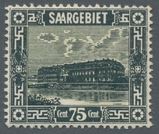 Deutsche Abstimmungsgebiete: Saargebiet: 1921-23, "Landschaften I-IV", Postfrische Sätze In Sehr Gut - Cartas & Documentos