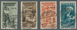 Deutsche Abstimmungsgebiete: Saargebiet: 1927, "Volkshilfe", Sauber Gestempelter Satz In Tadelloser - Briefe U. Dokumente