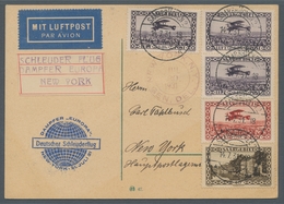 Deutsche Abstimmungsgebiete: Saargebiet: 1931, Katapultflug Nordatlantik, Zulieferung SAARGEBIET, Ka - Covers & Documents