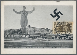 Deutsche Abstimmungsgebiete: Saargebiet: 1935, Volksabstimmung, Bildseitig Frankierte Propagandakart - Briefe U. Dokumente