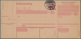 Deutsche Abstimmungsgebiete: Saargebiet - Ganzsachen: 1920, "10 Pfg. Germania/Saargebiet Type III", - Ganzsachen