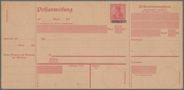 Deutsche Abstimmungsgebiete: Saargebiet - Ganzsachen: 1920, "10 Pfg. Germania/Saargebiet Type III", - Enteros Postales