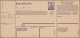 Deutsche Abstimmungsgebiete: Saargebiet - Ganzsachen: 1920, "15 Pfg. Germania/Saargebiet", Ungebrauc - Entiers Postaux