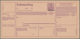 Deutsche Abstimmungsgebiete: Saargebiet - Ganzsachen: 1920, "50 Pfg. Germania/Saargebiet Mit Aufdruc - Entiers Postaux