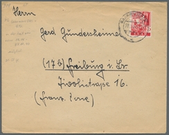 Saarland (1947/56): 1947, 20.11., 45 Pfg. Als Portogerechte Zehnfachfrankatur, Diese War Nur Vom 17. - Ungebraucht