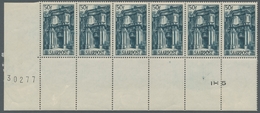 Saarland (1947/56): 1948, "10 Und 50 Fr. Saar III", Postfrische Bzw. Gestempelte Zusammenstellung De - Unused Stamps