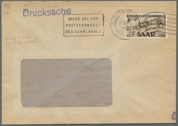 Saarland (1947/56): 1949, "8 Fr. Jugenherbergswerk" Als Portorichtige EF Auf Drucksache In Guter Erh - Unused Stamps