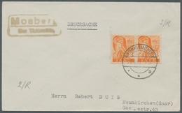 Saarland (1947/56) - Besonderheiten: "Mosberg über Türkismühle", Sauberer Abschlag Des Landpoststemp - Other & Unclassified