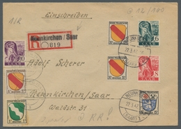 Saarland (1947/56) - Besonderheiten: NEUNKIRCHEN (SAAR) 1 G 22.3.47, Sauber Auf Mit Portorichtiger M - Sonstige & Ohne Zuordnung