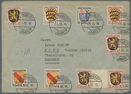 Saarland (1947/56) - Besonderheiten: ST. INGBERT (SAAR) A 31.4.46, Klar Auf Frank. Brief In Die Schw - Other & Unclassified
