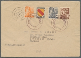 Saarland (1947/56) - Besonderheiten: "Vaudrevange (Saar) A" Neben Stummem 21.3.47 A, Klare Abschläge - Other & Unclassified