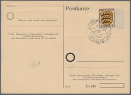 Saarland (1947/56) - Besonderheiten: WEISKIRCHEN über WADER (BZ TRIER) 18.12.46, Klar Auf Frankierte - Other & Unclassified